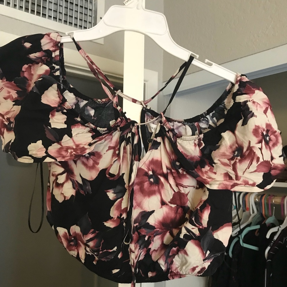 Floral crop top